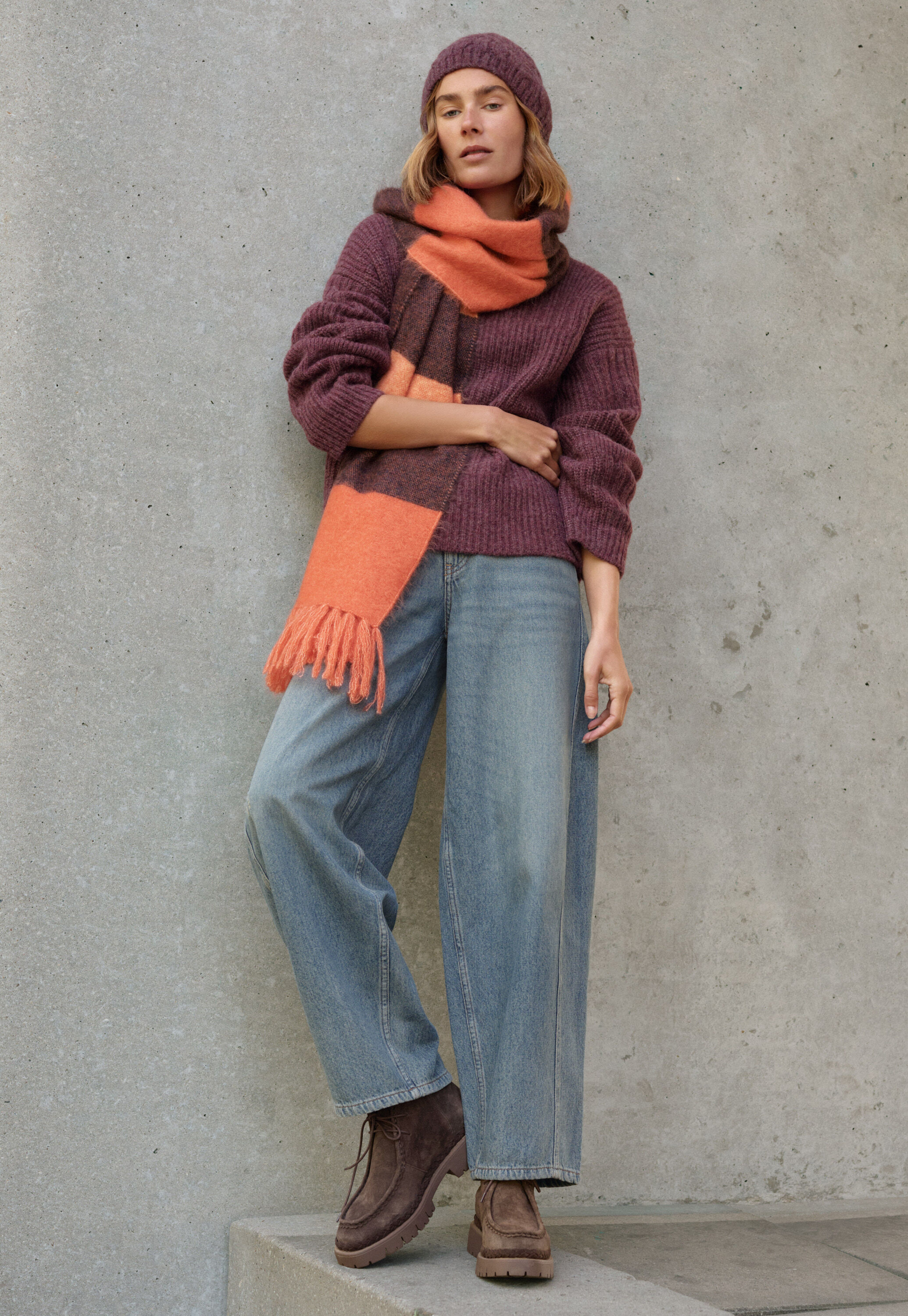 Ripppullover, Aubergine, large