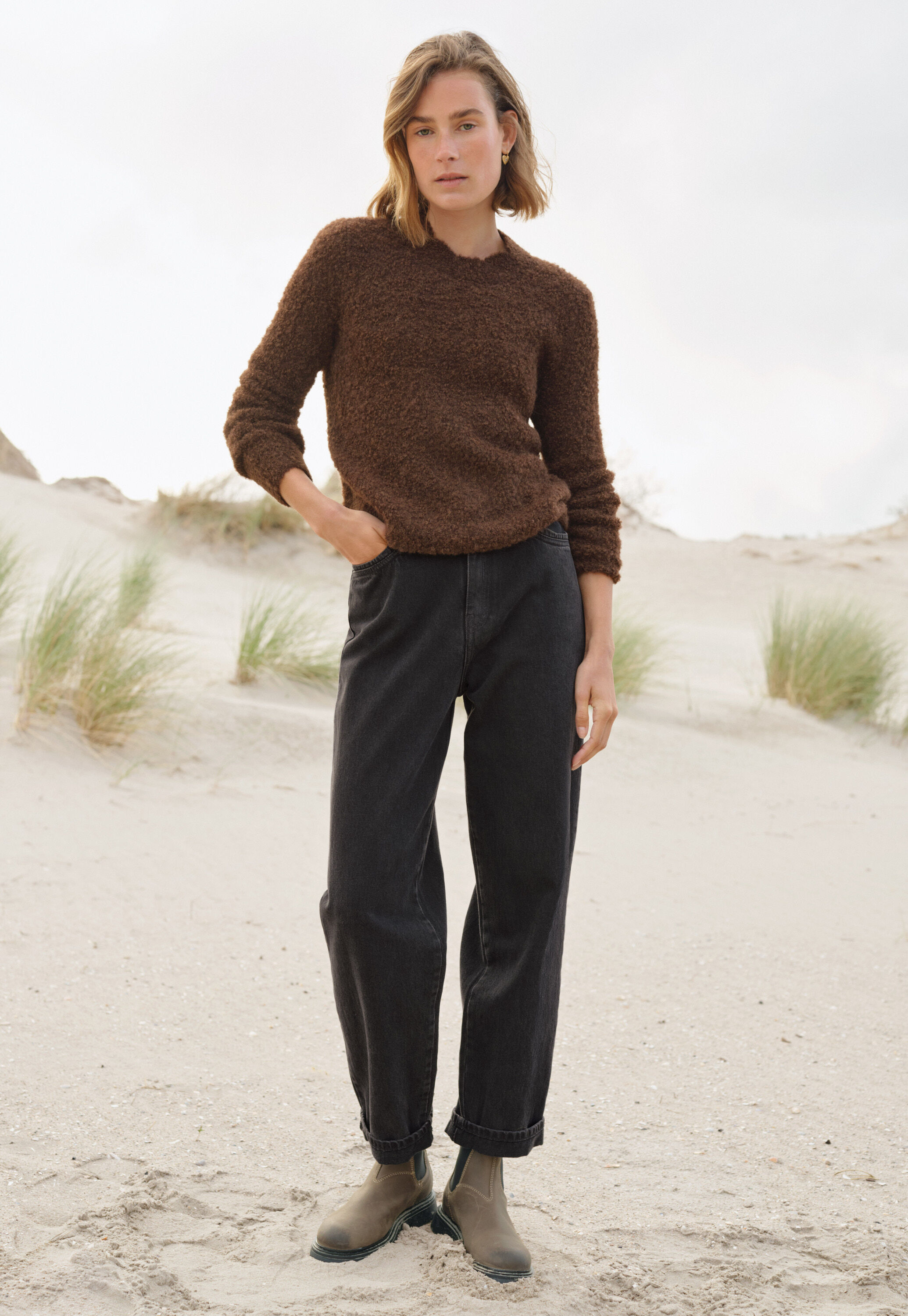Mom Jeans, Schwarz, large
