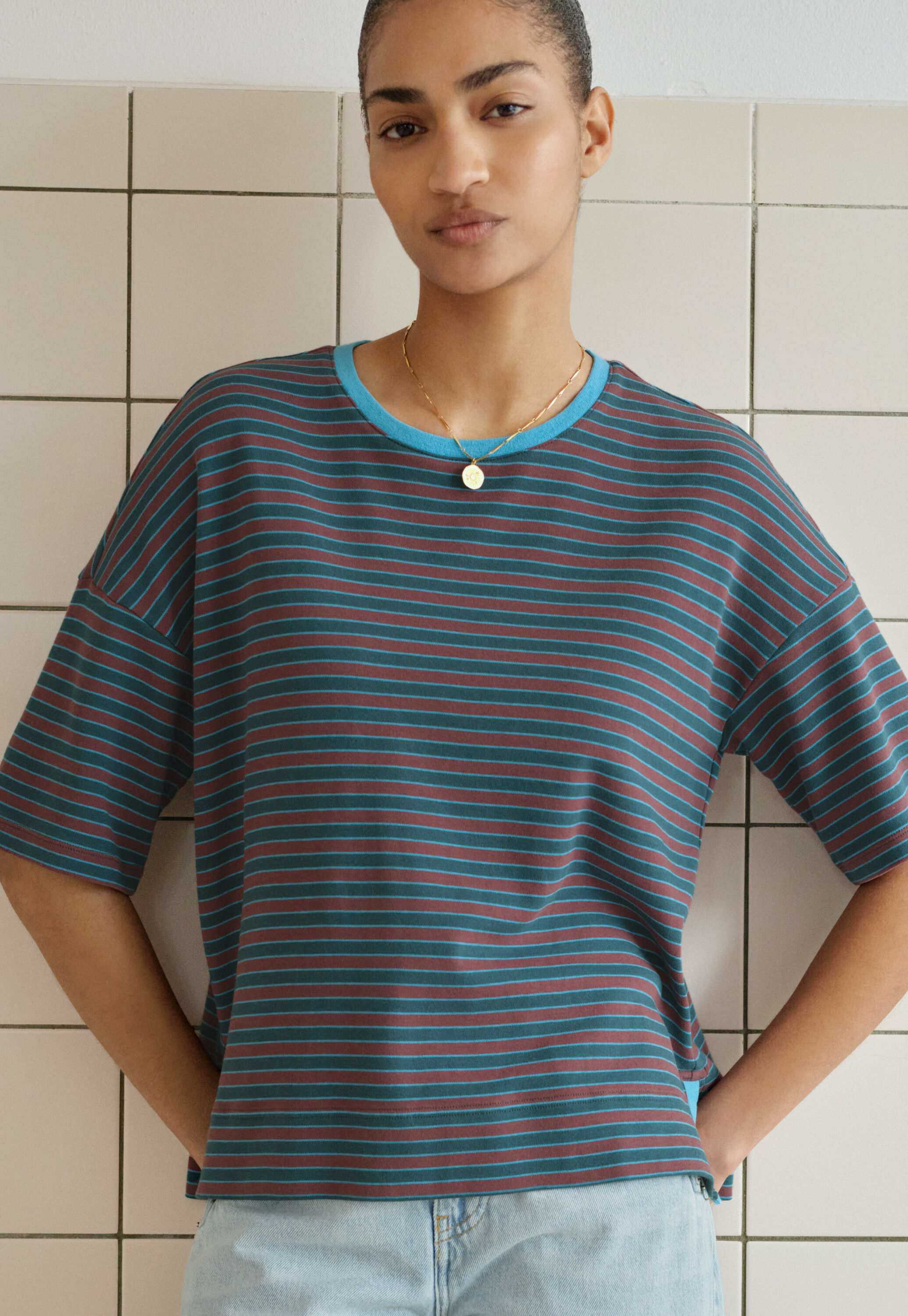 Gestreiftes T-Shirt