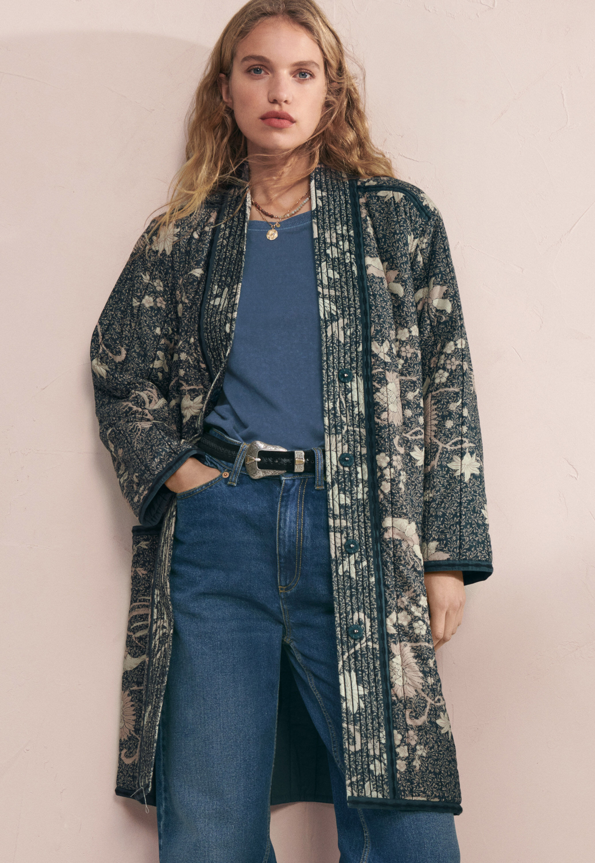 Cardigan mit Zopfmuster