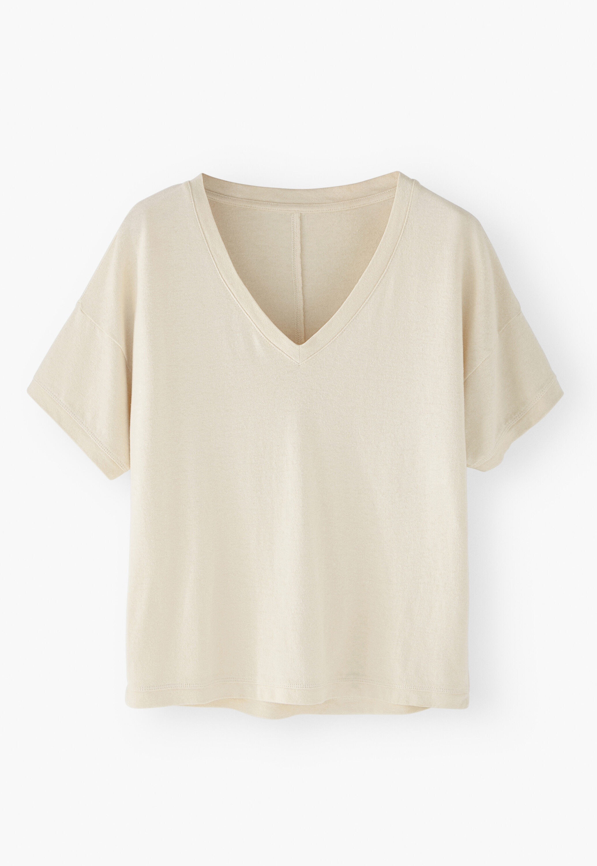 T-Shirt mit V-Ausschnitt
