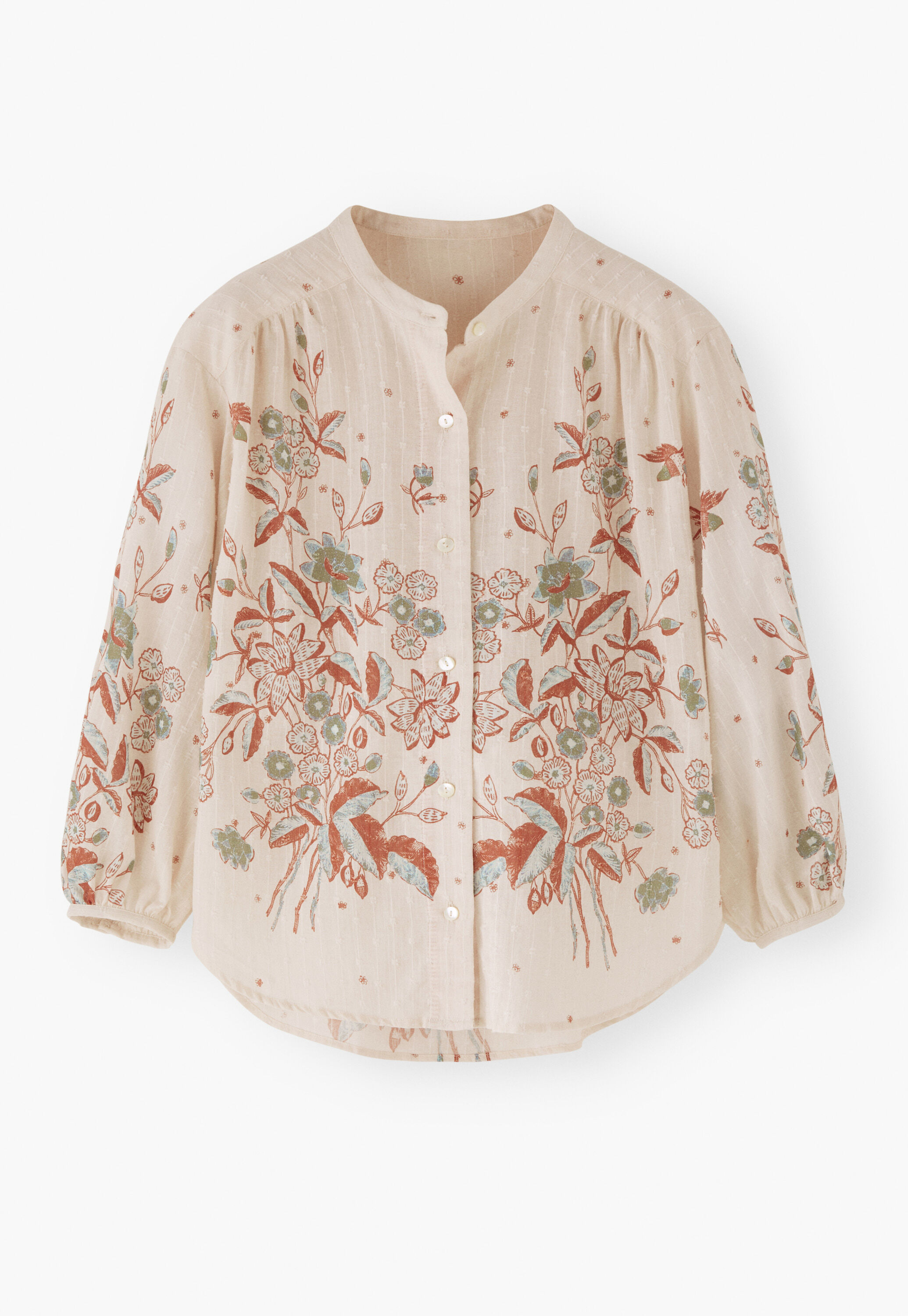 Bedruckte Boyfriend-Bluse