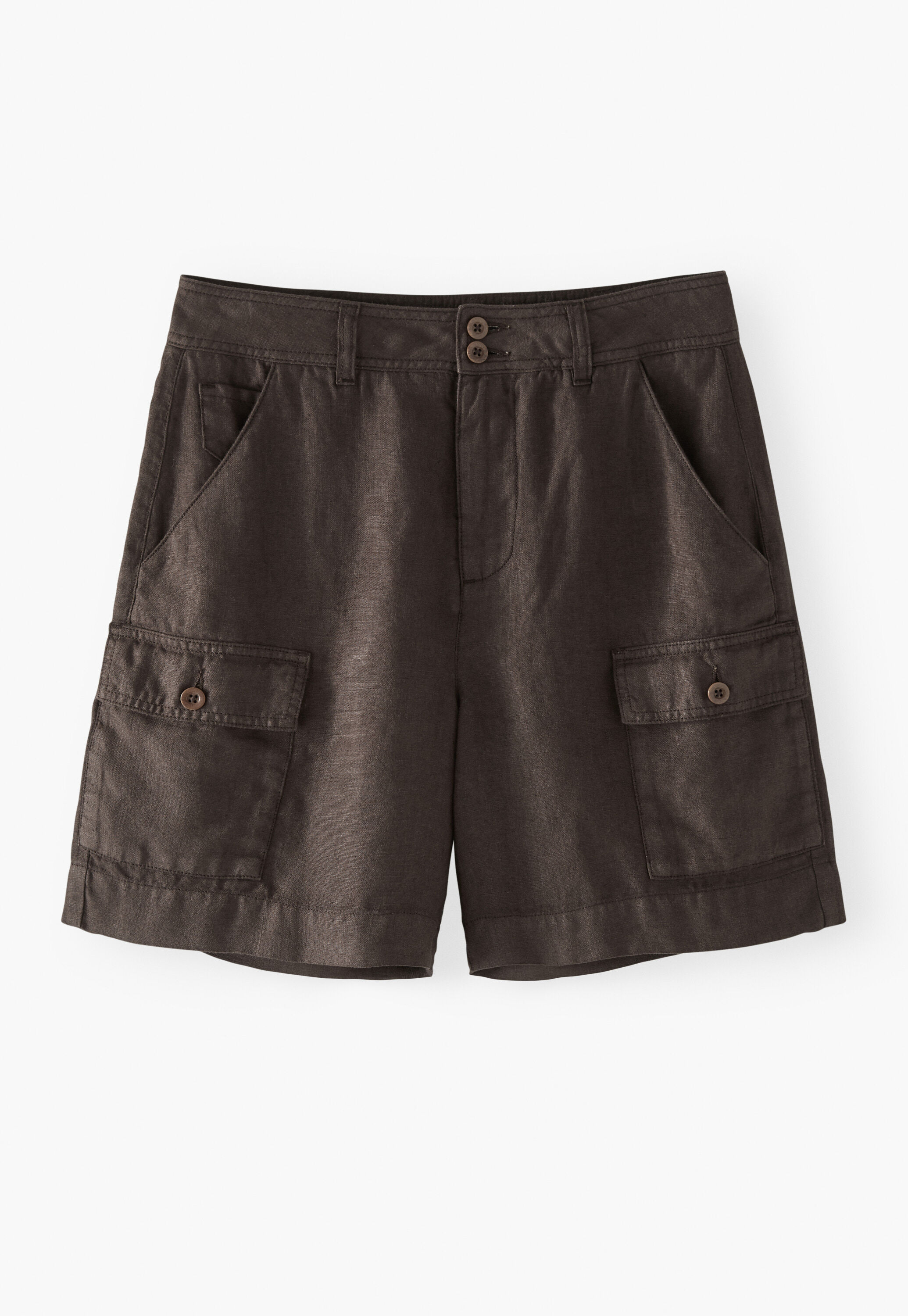 Utility-Shorts, Dunkle Schokolade, large