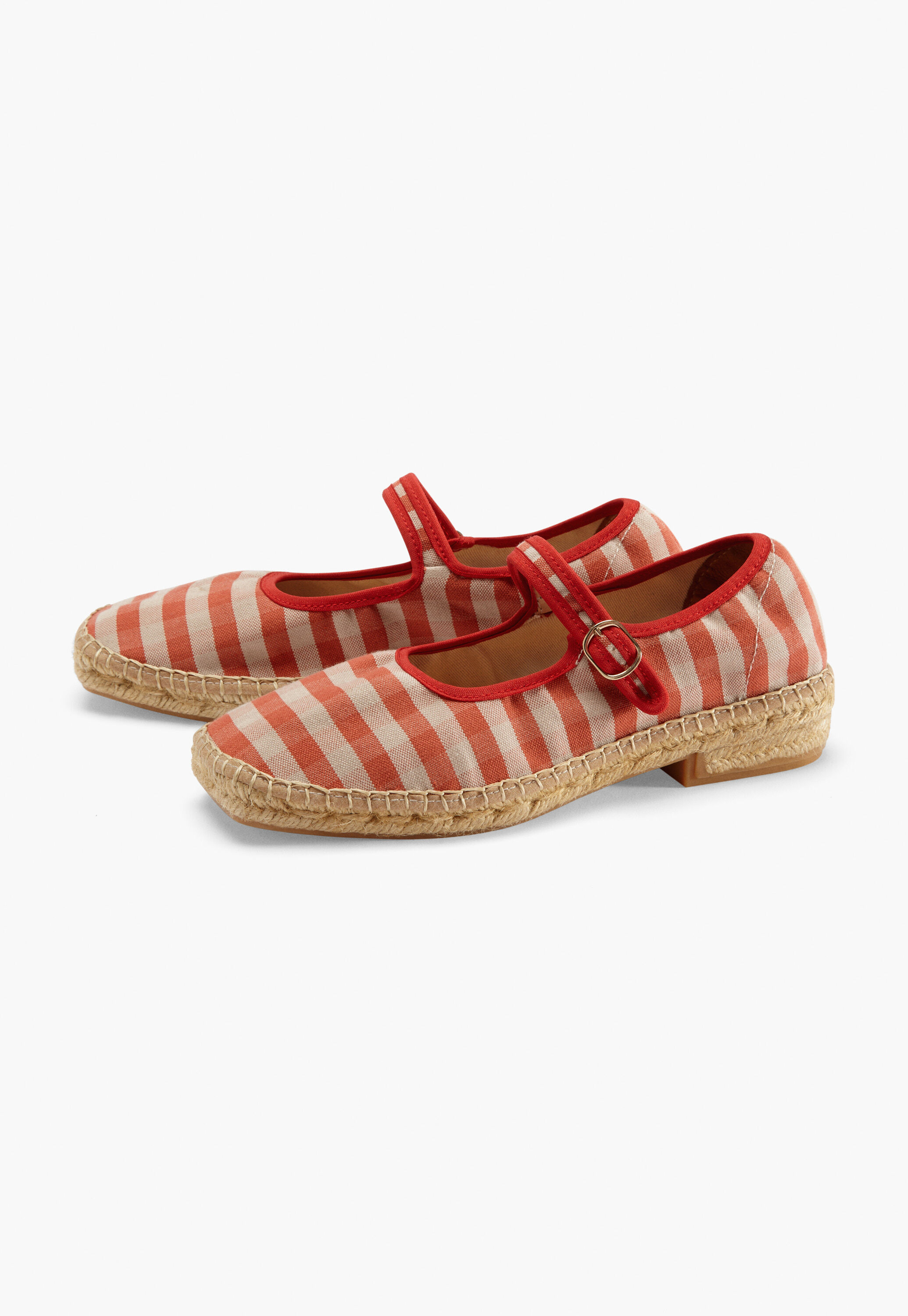 Karierte Espadrilles