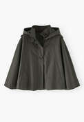 Cape, Dunkles Khaki, webstill