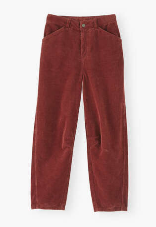 Horseshoe-Cordhose, Chili-Braun, webstill