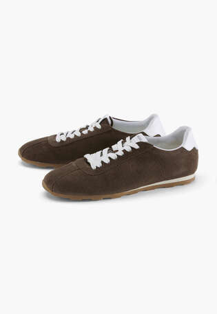 Schn&uuml;r-Sneaker, Maulwurf, webstill