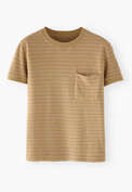 Gestreiftes T-Shirt, Sand/Ros&eacute;, webstill