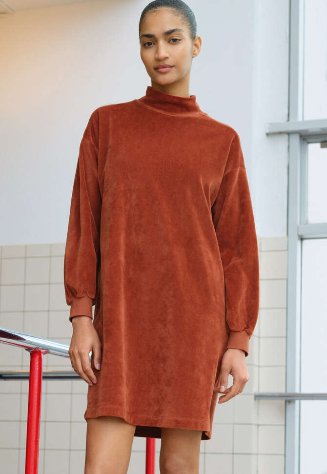 Sweatshirtkleid aus Jersey, Chili, completeTheLook