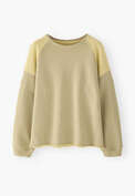 Raglan-Sweatshirt, Buttermilch, webstill
